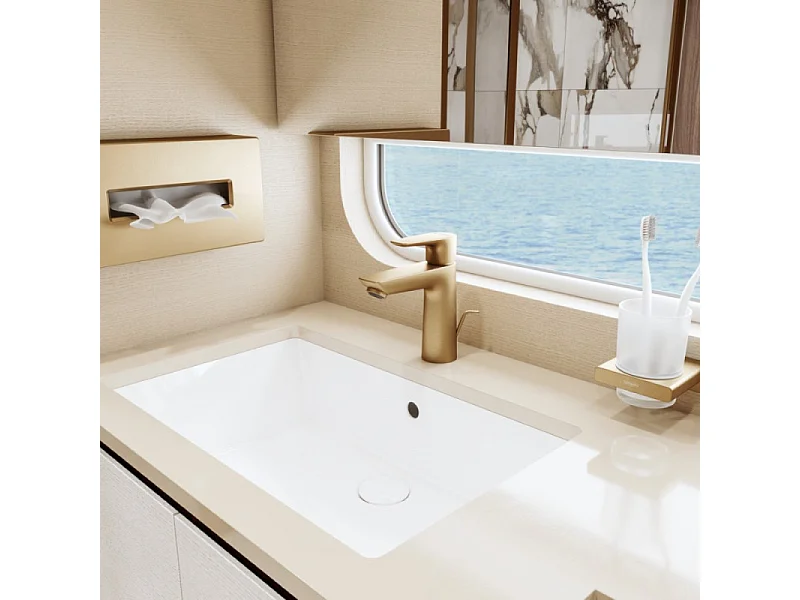 Mitigeur lavabo HANSGROHE Talis 110 CH3 Coolstart Bronze brossé