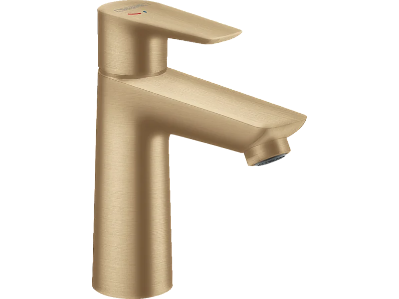 HANSGROHE Mitigeur lavabo Talis E 110 CH3 CoolStart avec tirette et vidage bronze brossé