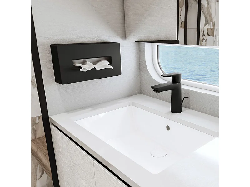 Mitigeur lavabo HANSGROHE Talis 110 CH3 Coolstart noir mat