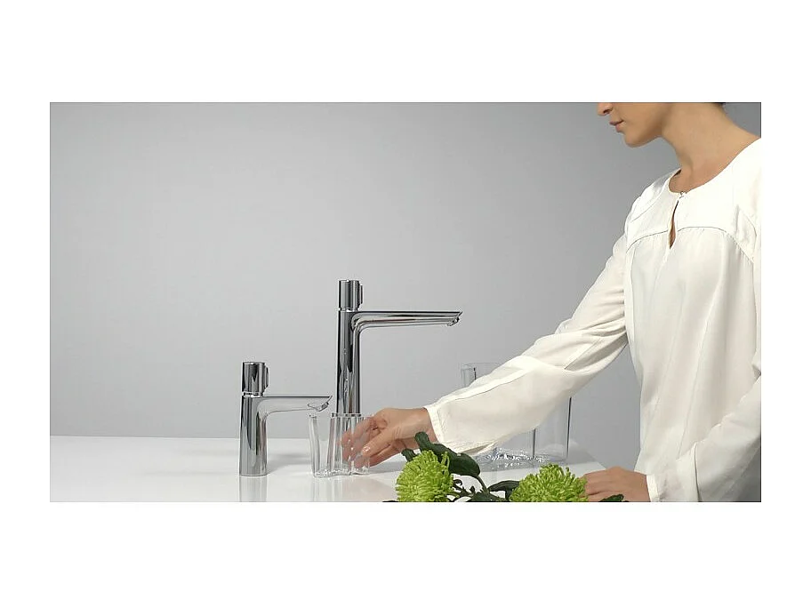 HANSGROHE Mitigeur lavabo Talis Select E 110, sans tirette ni vidage chromé