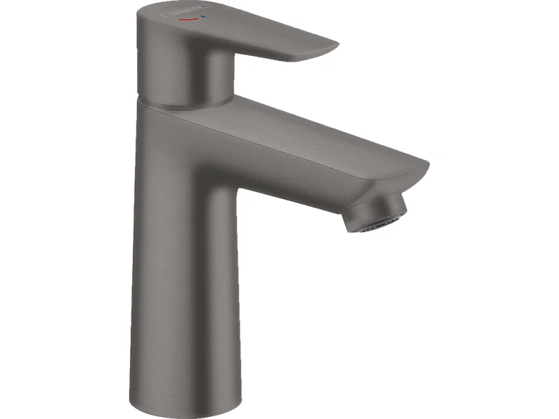 HANSGROHE Mitigeur lavabo Talis E 110 CH3 CoolStart avec tirette et vidage noir chromé brossé