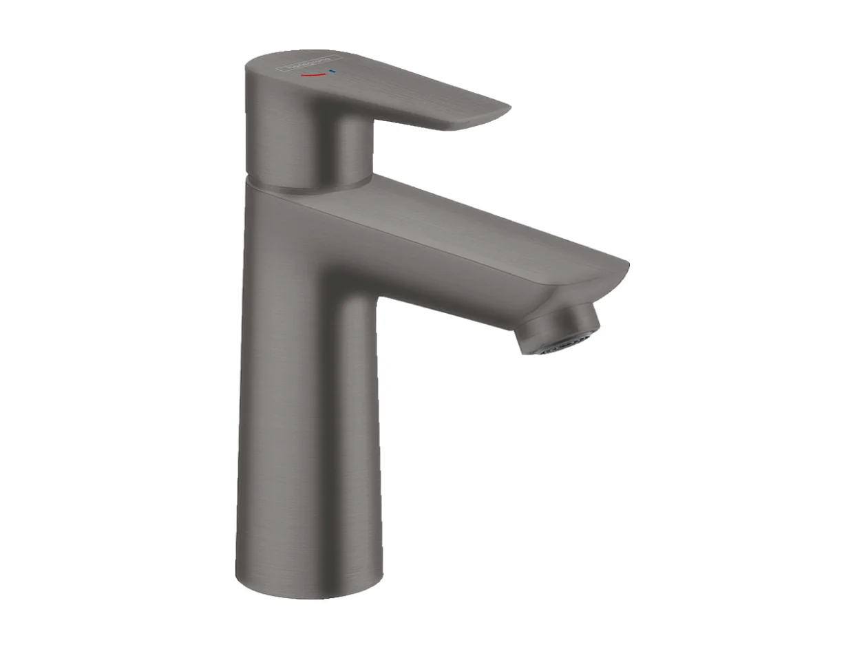 Mitigeur lavabo HANSGROHE Talis 110 CH3 Coolstart noir chromé brossé