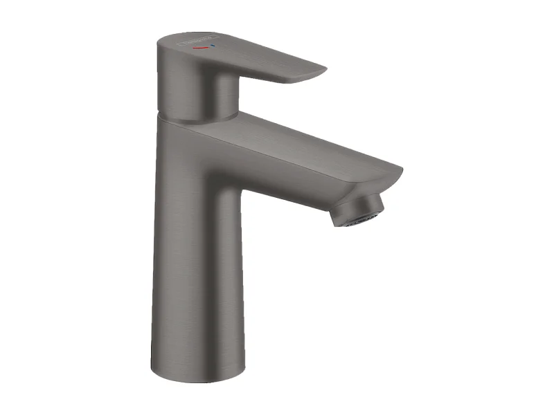 Mitigeur lavabo HANSGROHE Talis 110 CH3 Coolstart noir chromé brossé