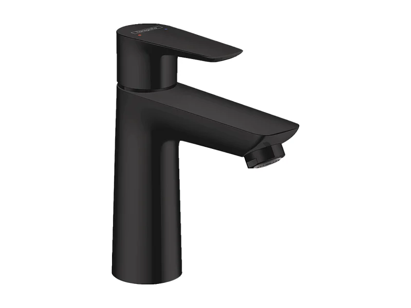 HANSGROHE Mitigeur lavabo Talis E 110, sans tirette ni vidage noir mat