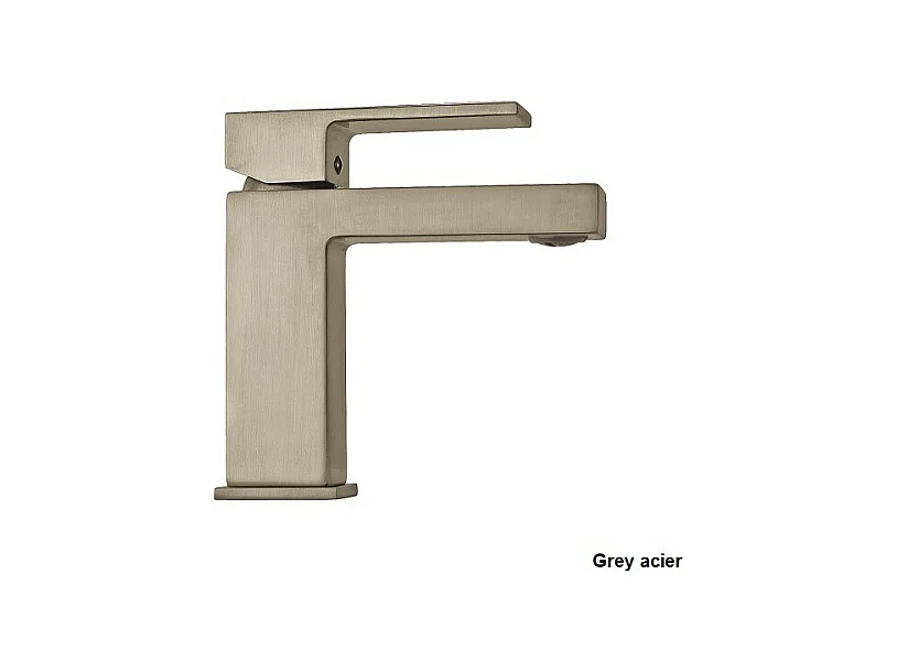 PAINI Mitigeur lavabo Dax Small PVD Grey Acier