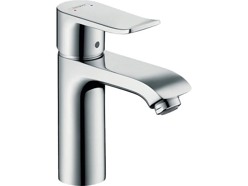 HANSGROHE Mezclador de lavabo Metris 110, con extraíble y desagüe cromado
