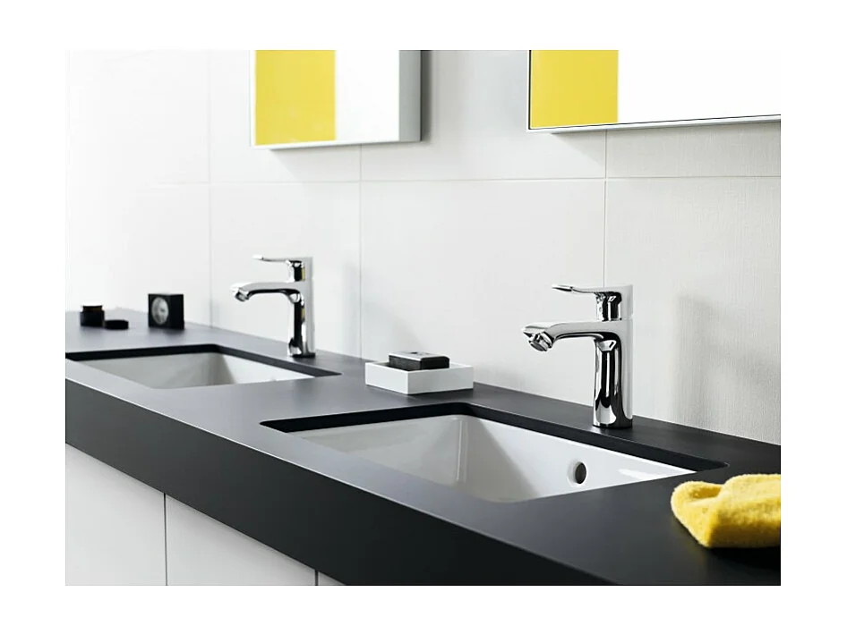 HANSGROHE Mitigeur lavabo Metris 110, avec tirette et vidage chromé