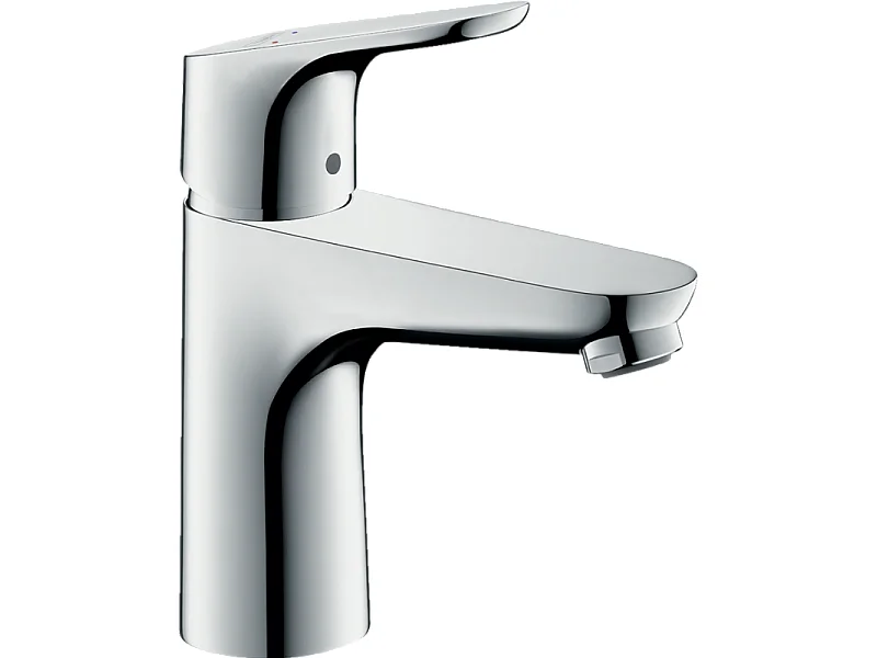 HANSGROHE Mitigeur lavabo Focus 100, avec tirette et vidage chromé