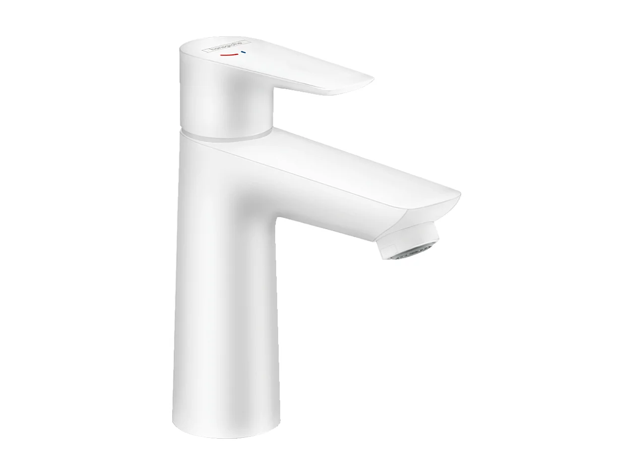 Mitigeur lavabo HANSGROHE Talis 110 CH3 Coolstart Blanc mat sans vidage