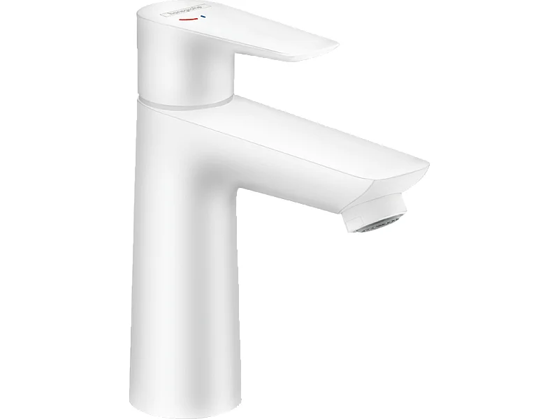 HANSGROHE Mitigeur lavabo Talis E 110 CH3 CoolStart avec tirette et vidage blanc mat