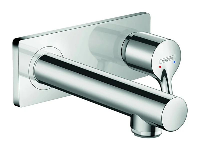 HANSGROHE Talis S Mezclador de lavabo de pared 165 mm + desagüe libre Cromo