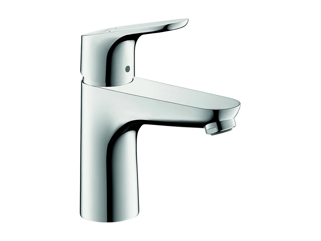 HANSGROHE Mezclador de lavabo 100 sin desagüe extraíble o desagüe cromado