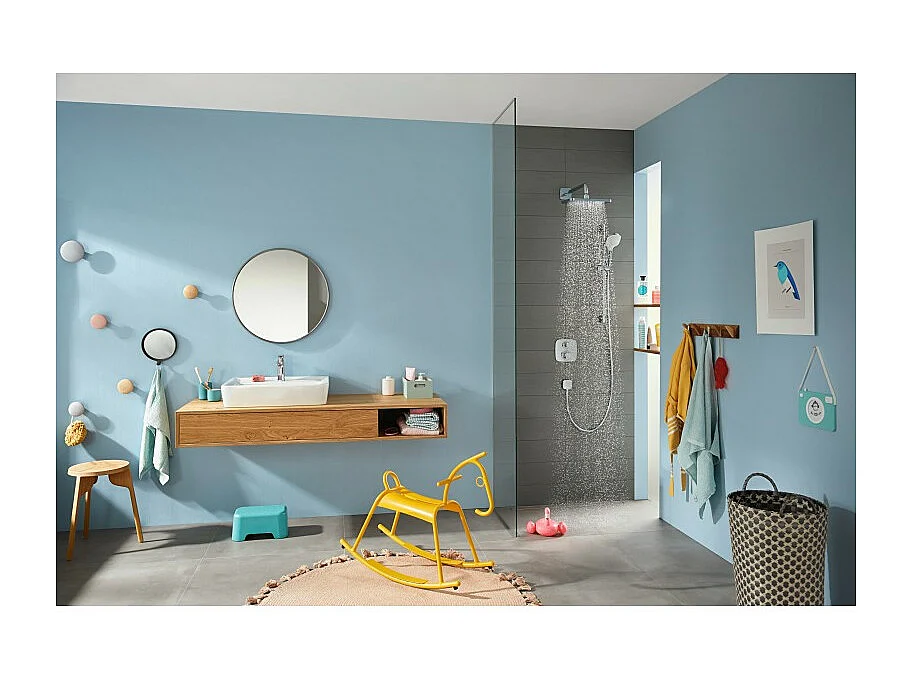 HANSGROHE Talis E 110 mezclador de lavabo, desagüe Push-Open cromo