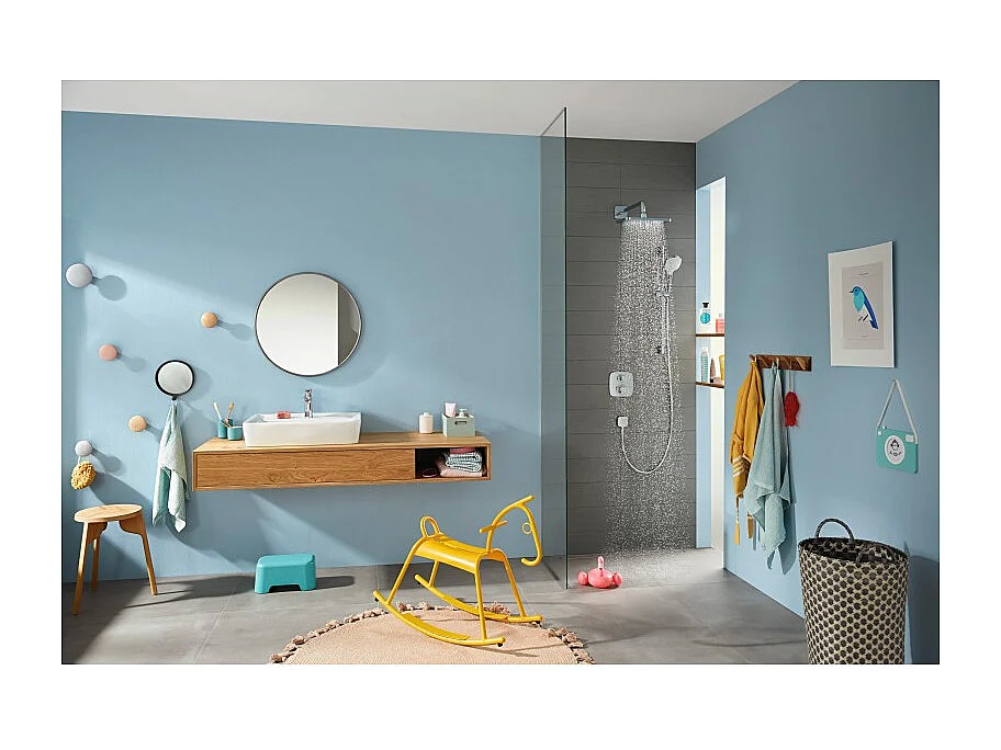 HANSGROHE Talis E 110 mezclador de lavabo, desagüe Push-Open cromo