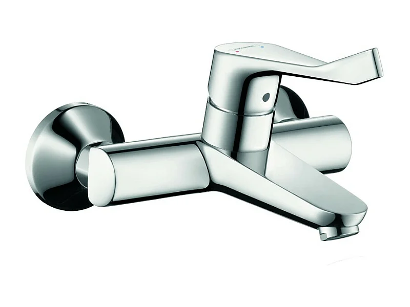 HANSGROHE Mitigeur de lavabo Care mural avec poignée extra longue chromé