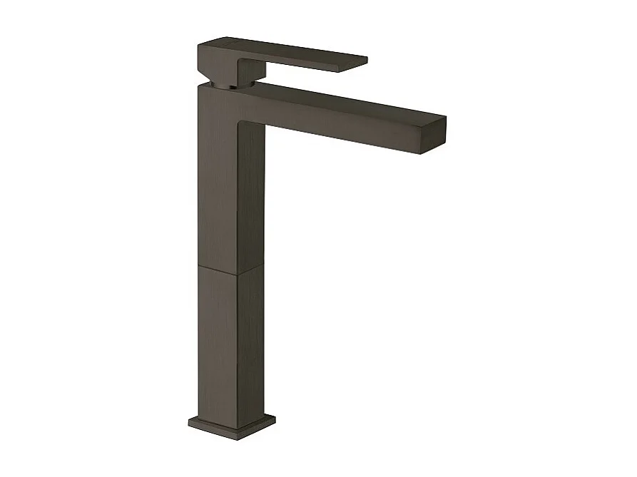 PAINI Mitigeur lavabo haut Dax Slim PVD Noir Brossé
