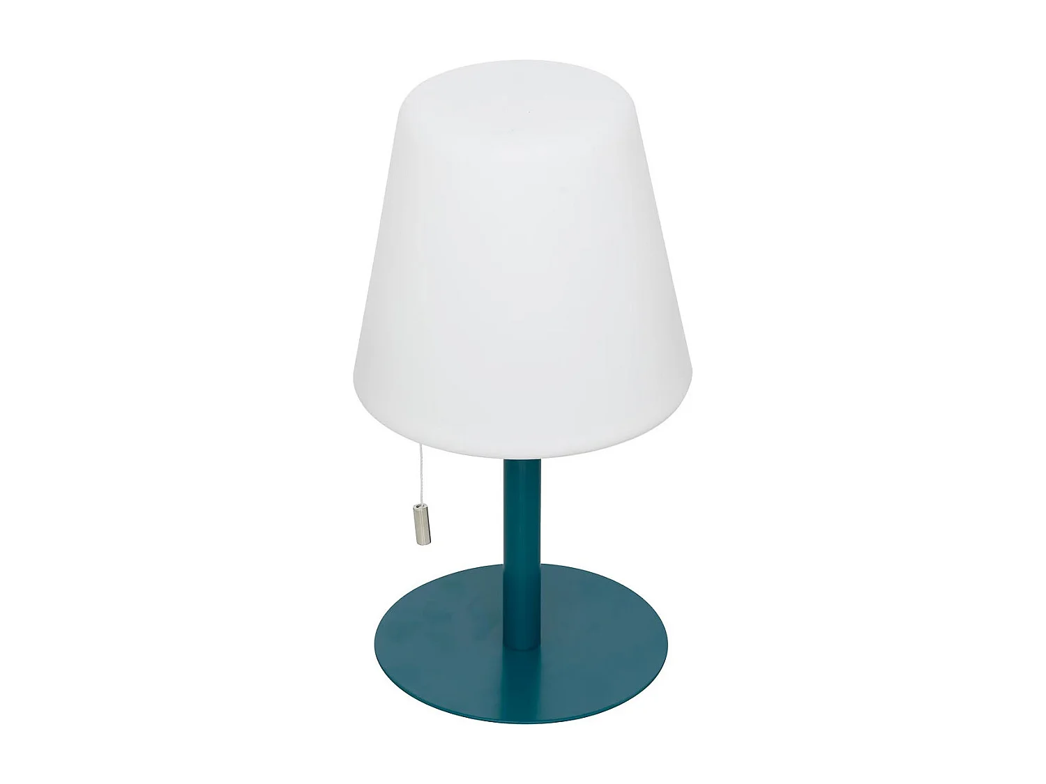 Lampe à Poser d'Extérieur "Zack" 30cm Bleu Canard