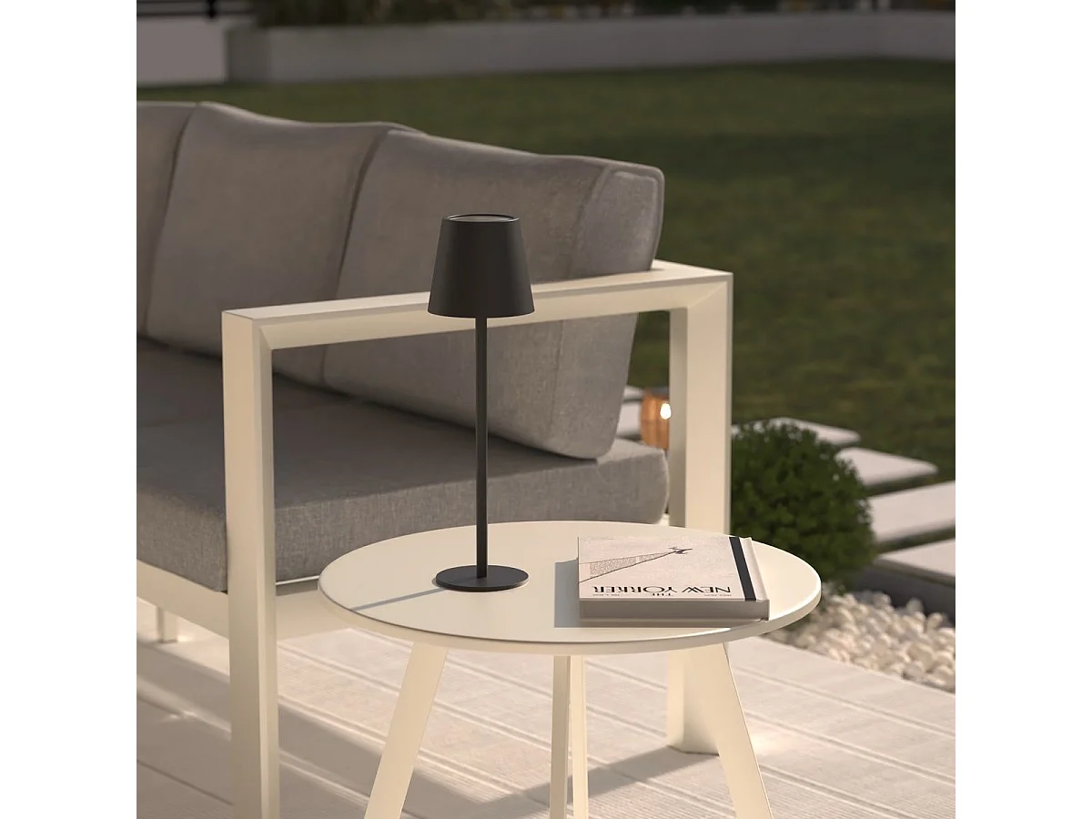 Lampe d'Extérieur en Métal "Cody" 37cm Noir