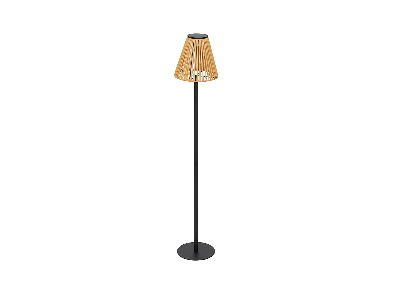 Lampadaire Solaire à LED "Kesy" 108cm Naturel