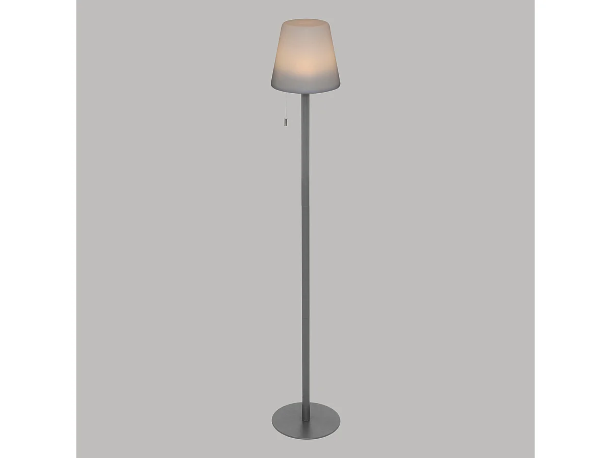 Lampadaire d'Extérieur "Zack" 108cm Gris Graphite