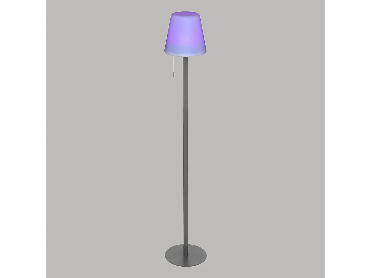 Lampadaire d'Extérieur "Zack" 108cm Gris Graphite