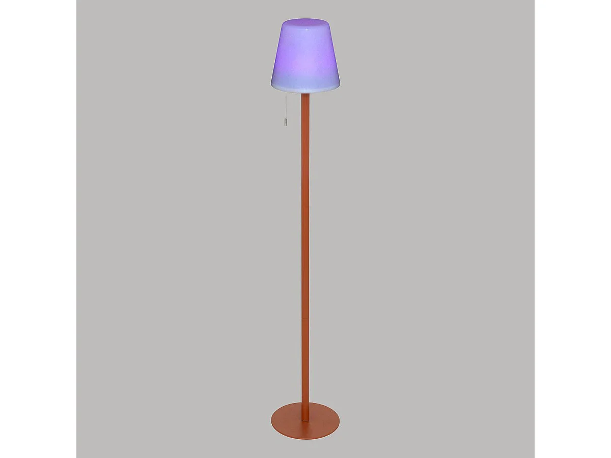 Lampadaire d'Extérieur "Zack" 108cm Ambre