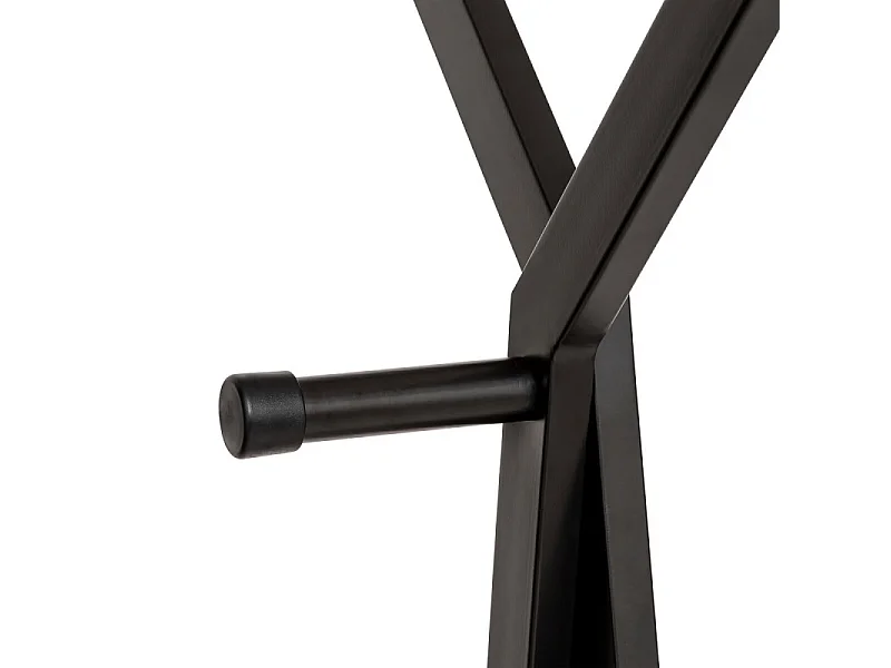 Portant à Vêtements Double en Métal "Metty" 145cm Noir