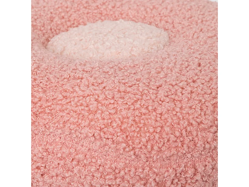 Tabouret Fleur enfant bouclette rose D26 Atmosphera