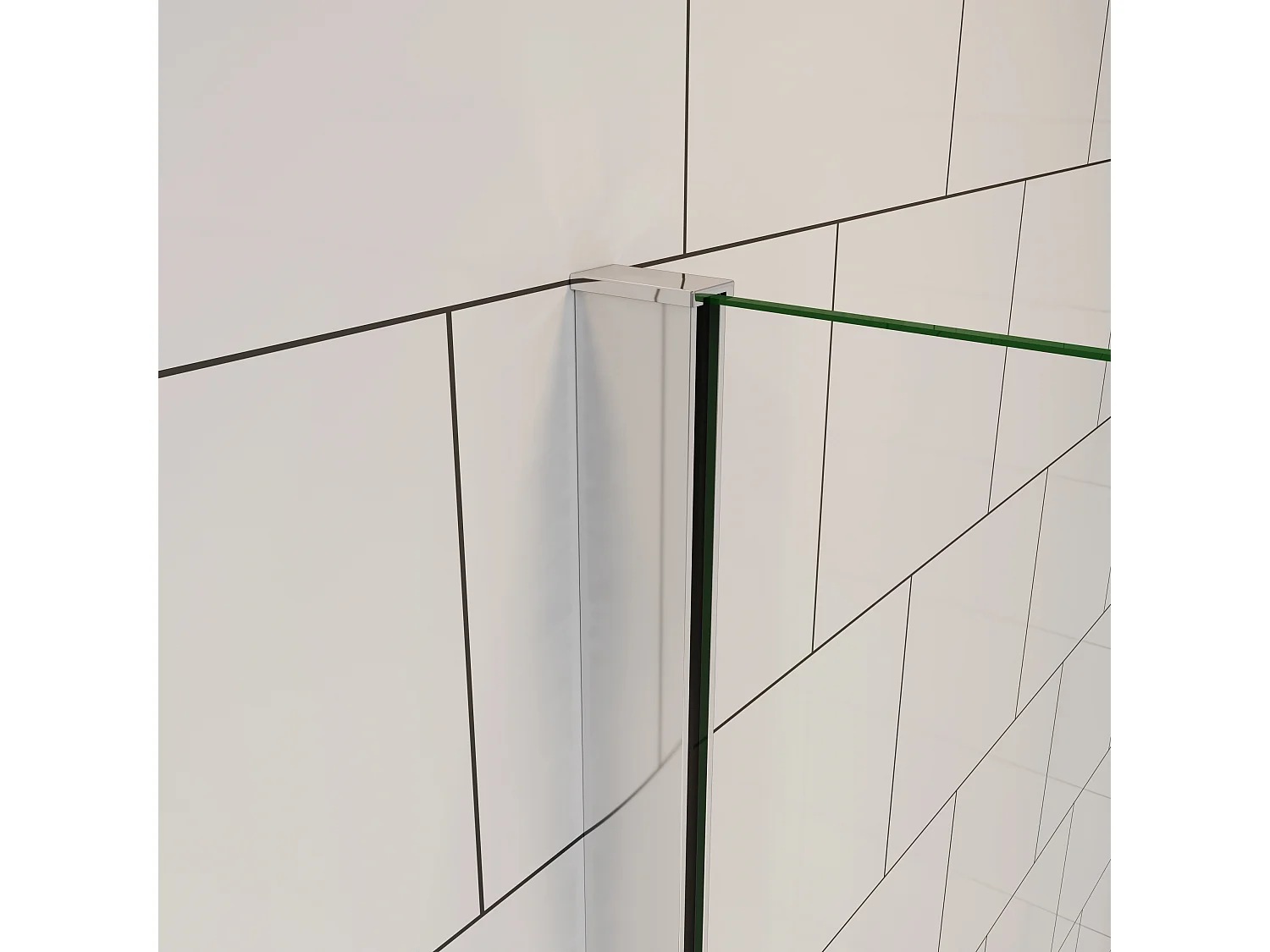 AICA pare baignoire chromé 70x130cm,paroi fixée,5mm verre anticalcaire,Paroi de douche pour baignoire,style industriel et Installation réversible