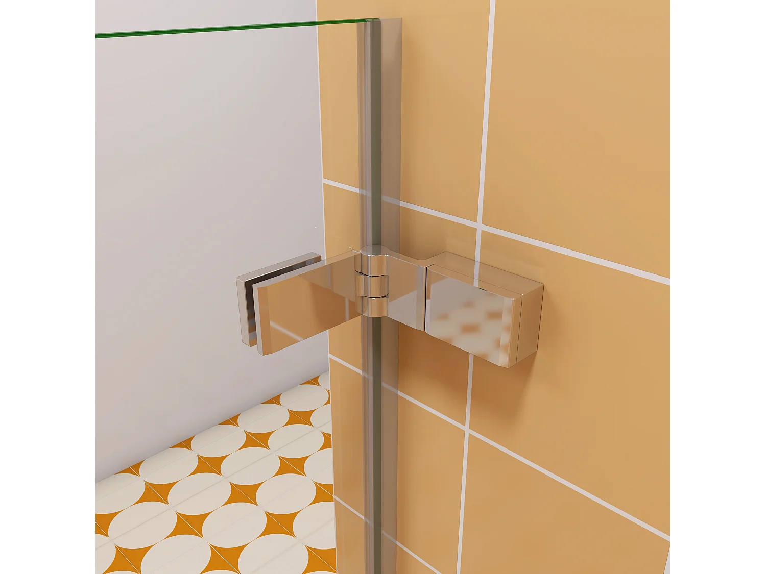 Aica pare baignoire 120x140cm,pivotant et repliable 180°,5mm verre de sécurit,Paroi de douche pliable pour baignoire,facile à nettoyer