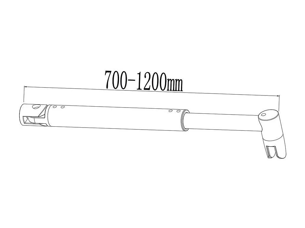 AICA paroi de douche 100x200cm,Paroi douche italienne industrielle,avec une barre de fixation extensible ronde,Conception et intimité