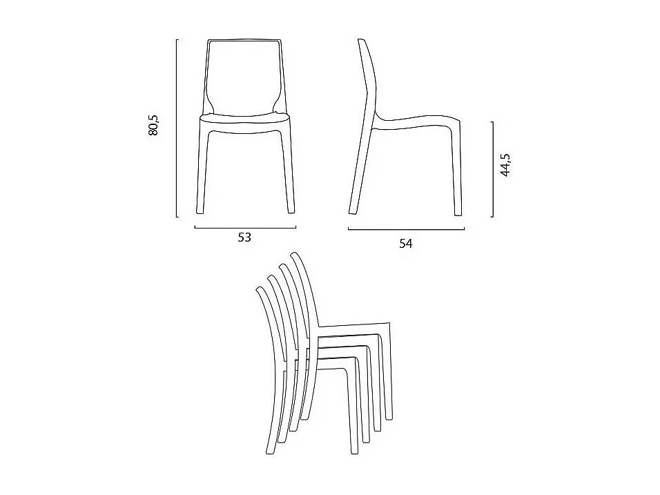 Tisch Quadratisch mit 2 Bunten Polycarbonat Outdoor Stühlen Grand Soleil Cafè