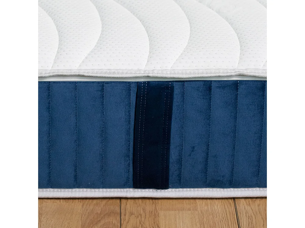 Materasso memory Florida Ginseng multionda 3 strati, singolo 80x190 7 zone, fodera ioni d’argento H25 – Comprarredo