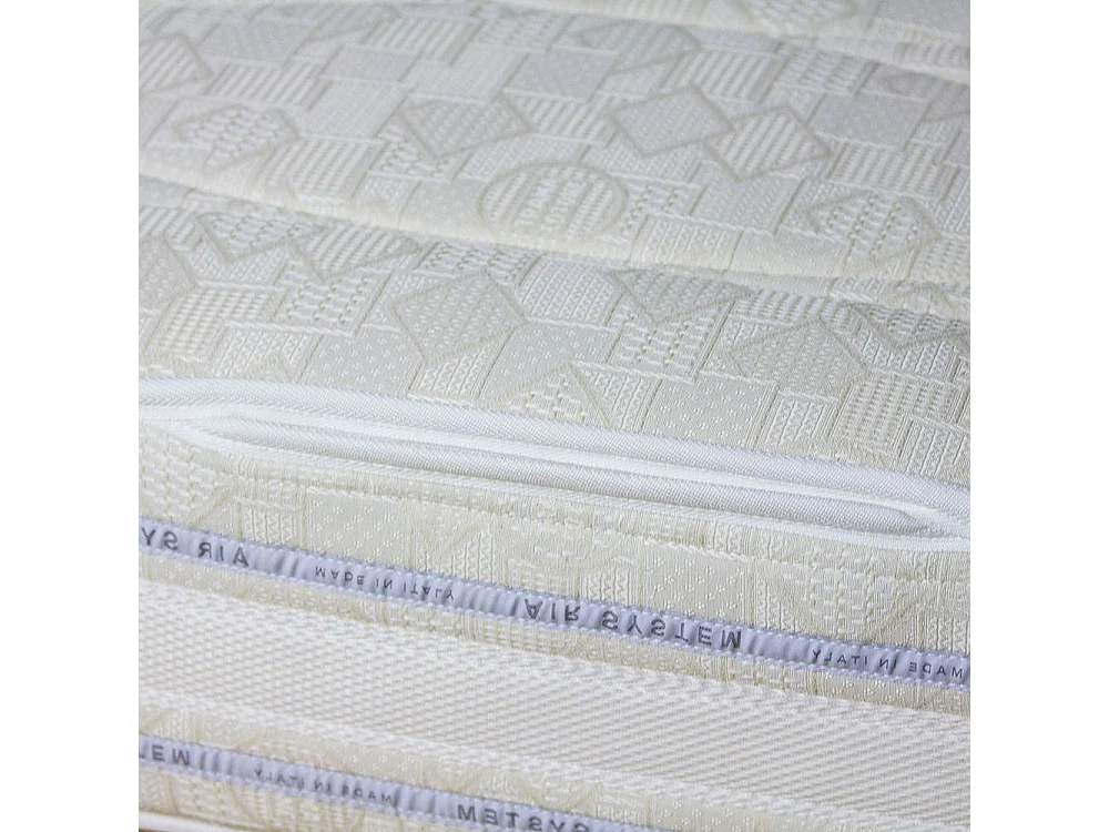 Materasso rigido Messico fino a 130 kg, matrimoniale 160x190 cm, altezza 25 cm, lato estate/inverno con lana – Comprarredo