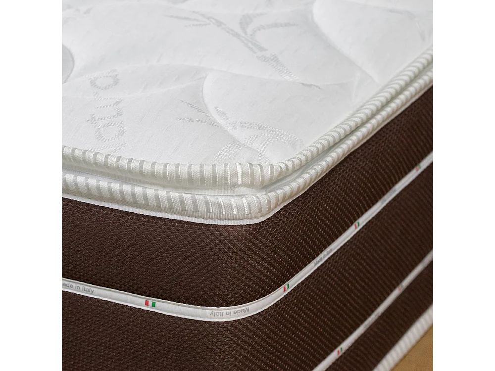 Materasso Molle e Memory Strong piazza e mezza 120x190 H25, molle biconiche con 3 cm memory, portanza 130 kg – Comprarredo