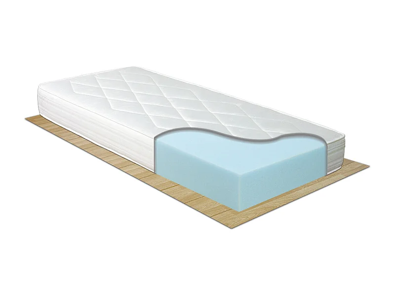 Materasso Waterfoam Norvegia singolo 80x190 cm, altezza 19 cm, antiacaro e anallergico – Comprarredo