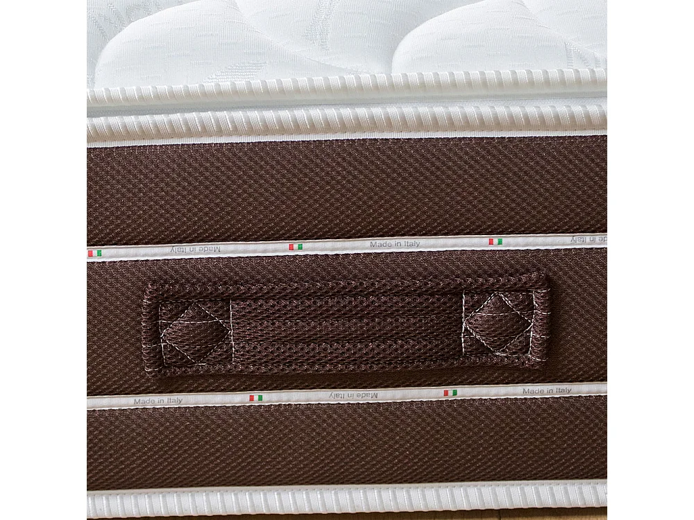 Materasso Molle e Memory Strong matrimoniale 160x190 H25, molle biconiche con 3 cm memory, portanza 130 kg – Comprarredo