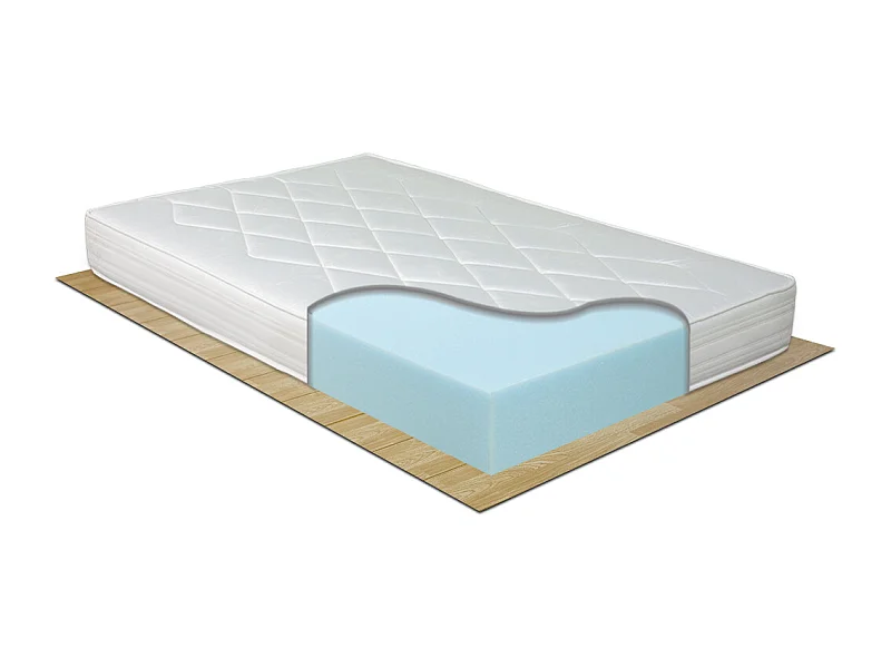 Materasso Waterfoam Norvegia piazza e mezza 120x190 cm, altezza 19 cm, antiacaro e anallergico – Comprarredo