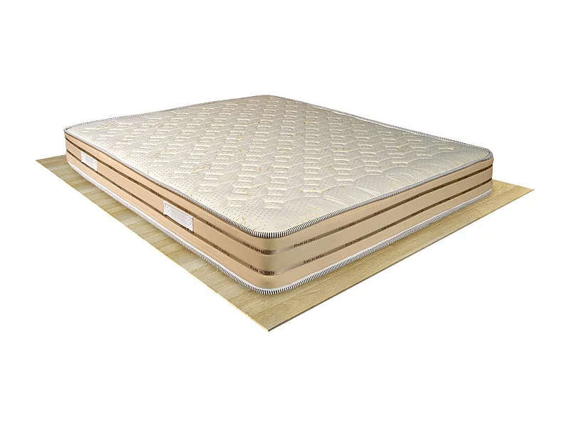 Materasso Corfù a molle in acciaio temperato, matrimoniale 160x190 cm, altezza 23 cm, supporto perimetrale rinforzato – Comprarredo