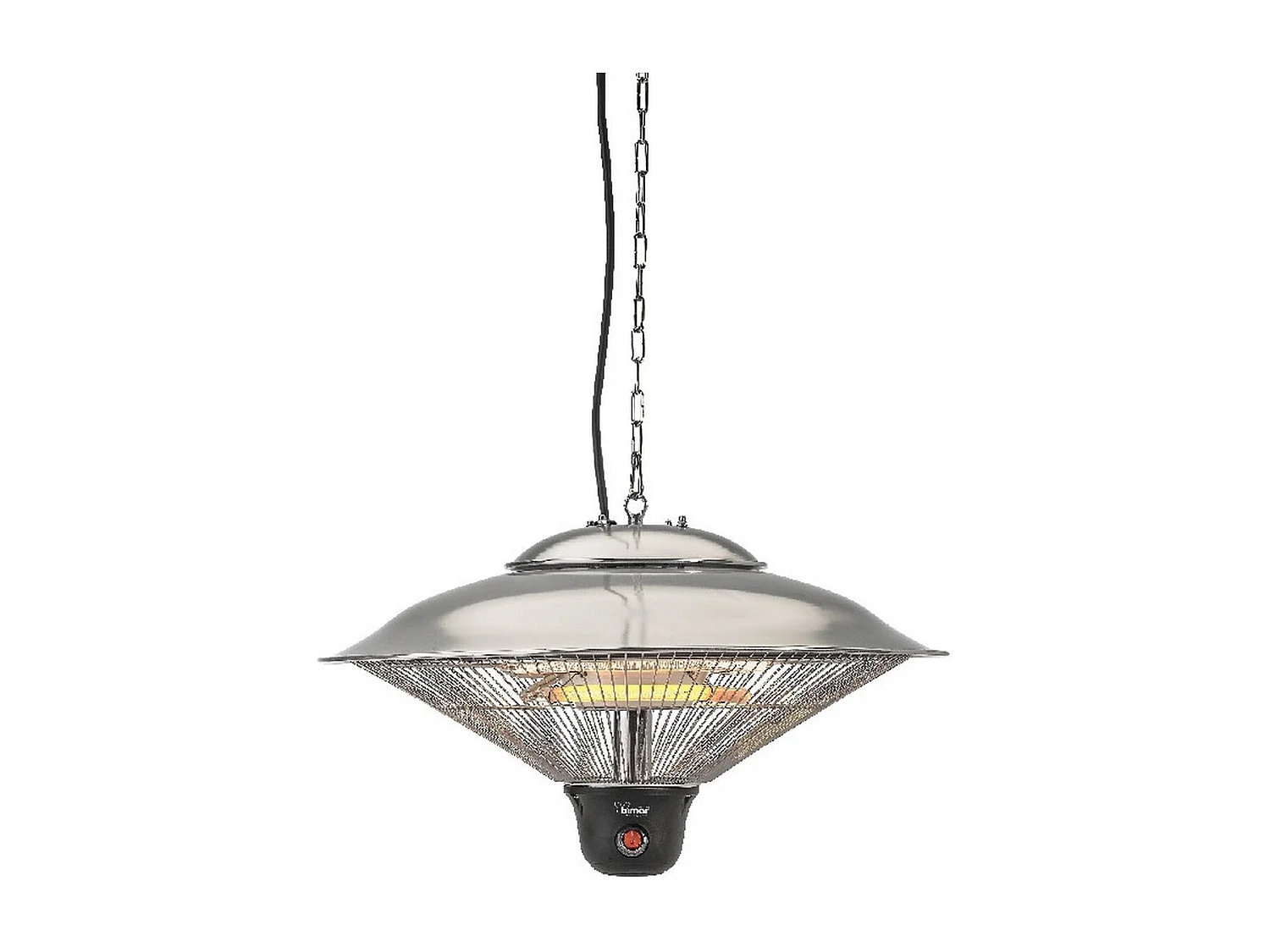 Lampe de Chauffage pour l'Extérieur Astronaute, Argent, 51x29x51 cm, Bimar