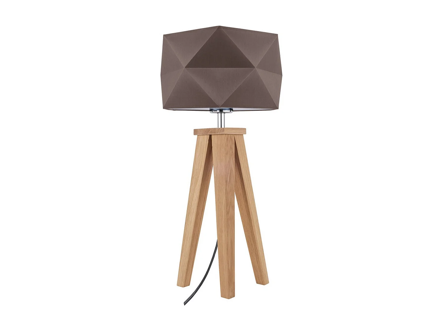 Lampada da Tavolo Sambre, Marrone, 29x29x56 cm, EPIKASA