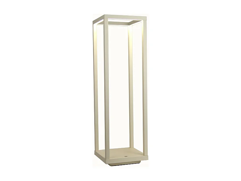 Lampe à Poser Rechargeable Lea, Blanc, 14x14x47 cm, Majestic