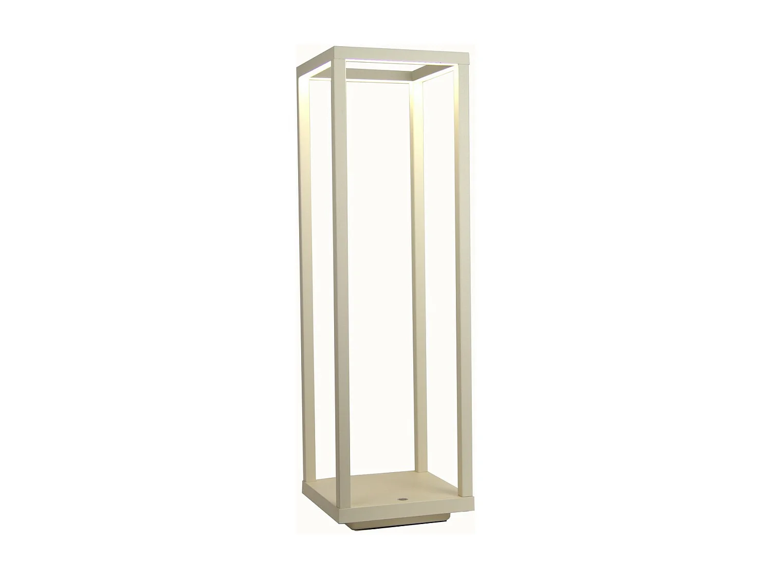 Akumulatorowa Lampa Stołowa Lea, Biały, 14x14x47 cm, Majestic