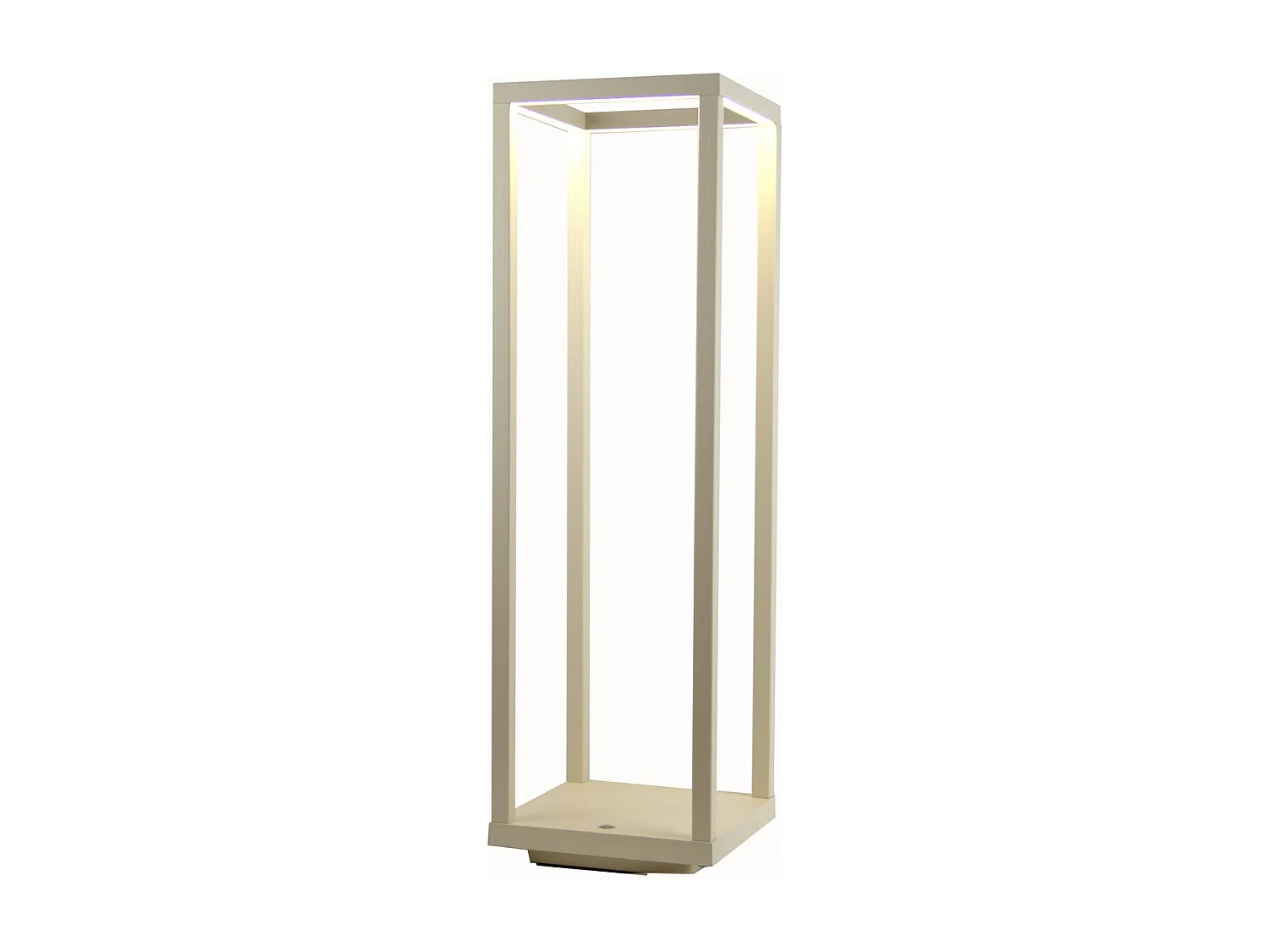 Akumulatorowa Lampa Stołowa Lea, Biały, 14x14x47 cm, Majestic