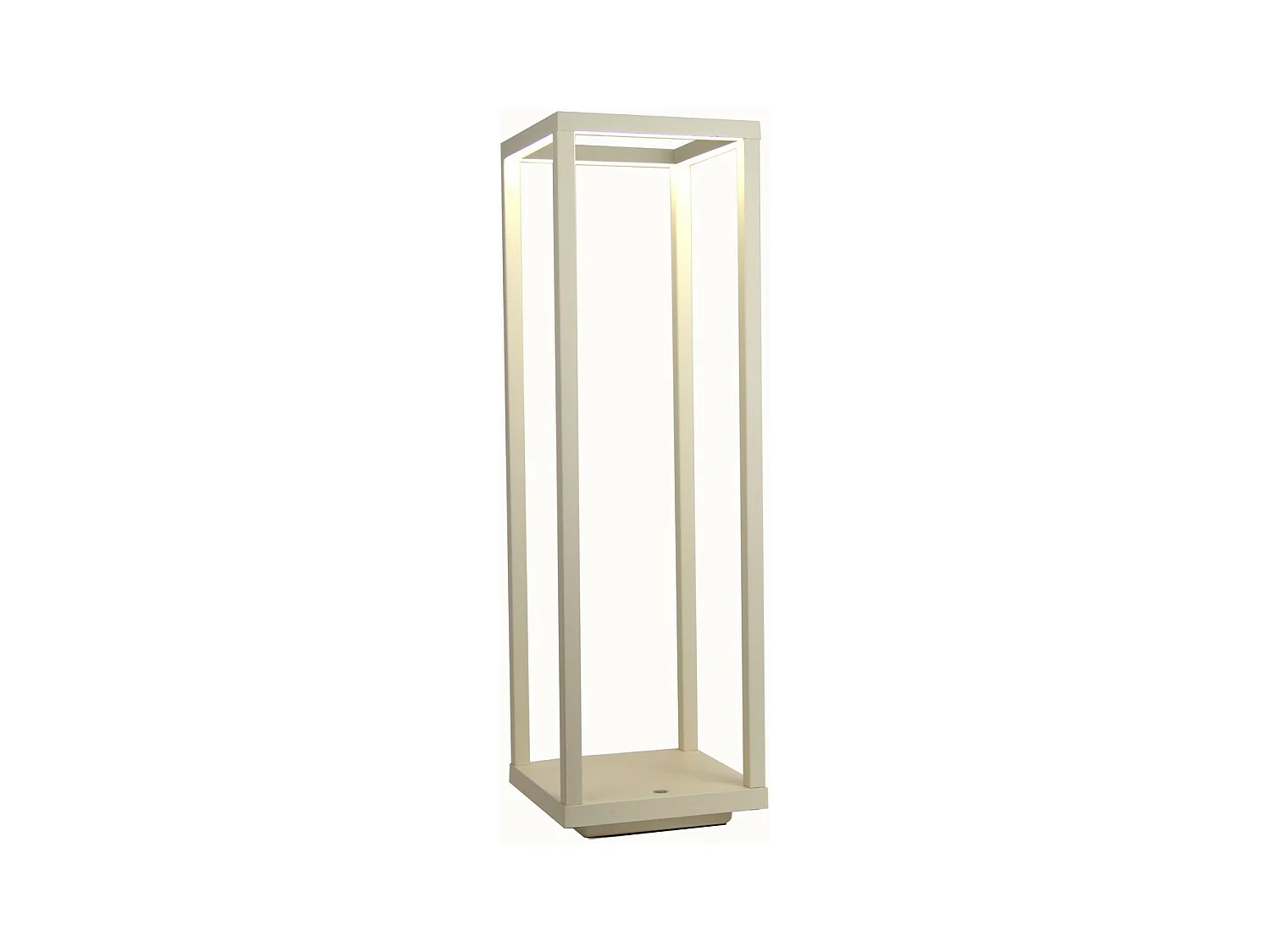 Lampe à Poser Rechargeable Lea, Blanc, 14x14x47 cm, Majestic