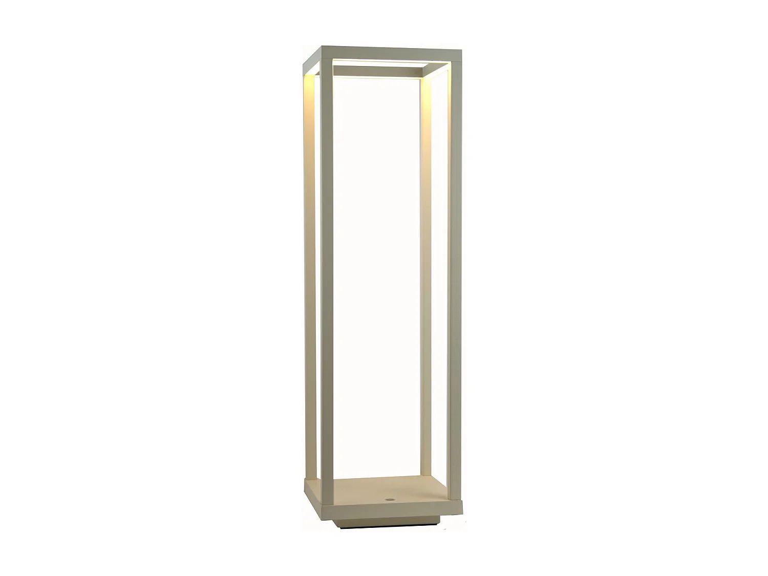 Lampe à Poser Rechargeable Lea, Blanc, 14x14x47 cm, Majestic