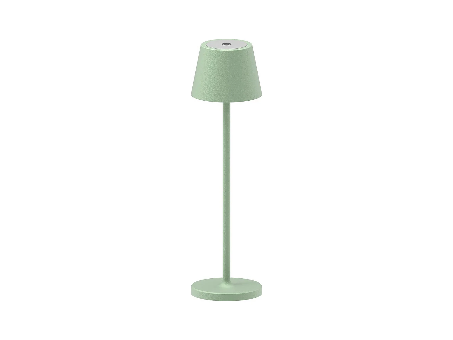 Lampe à Poser Rechargeable Gaia, Vert, 7,5x7,5x27 cm, Majestic
