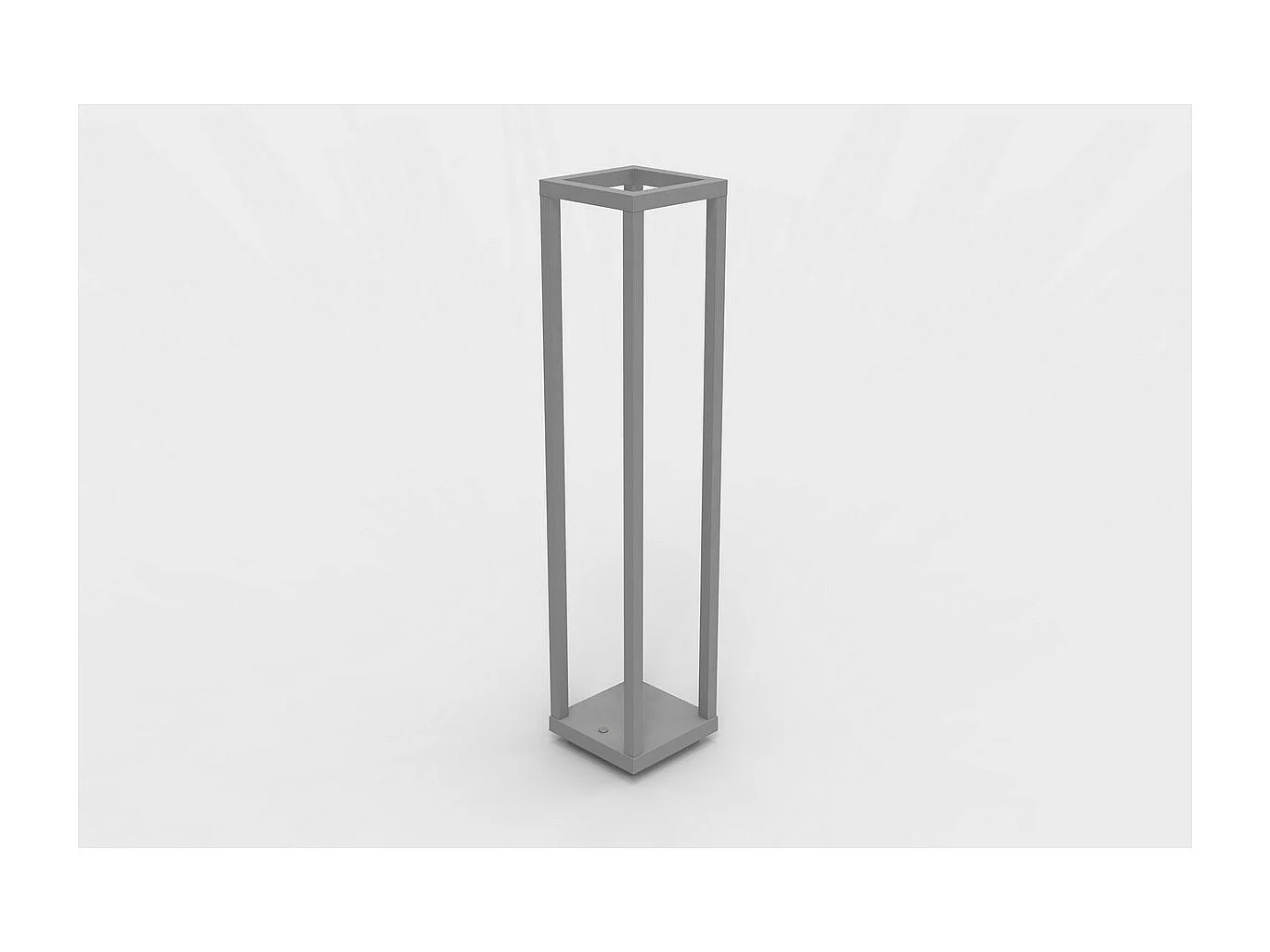 Akumulatorowa Lampa Stołowa Lea, Szary, 14x14x67 cm, Majestic