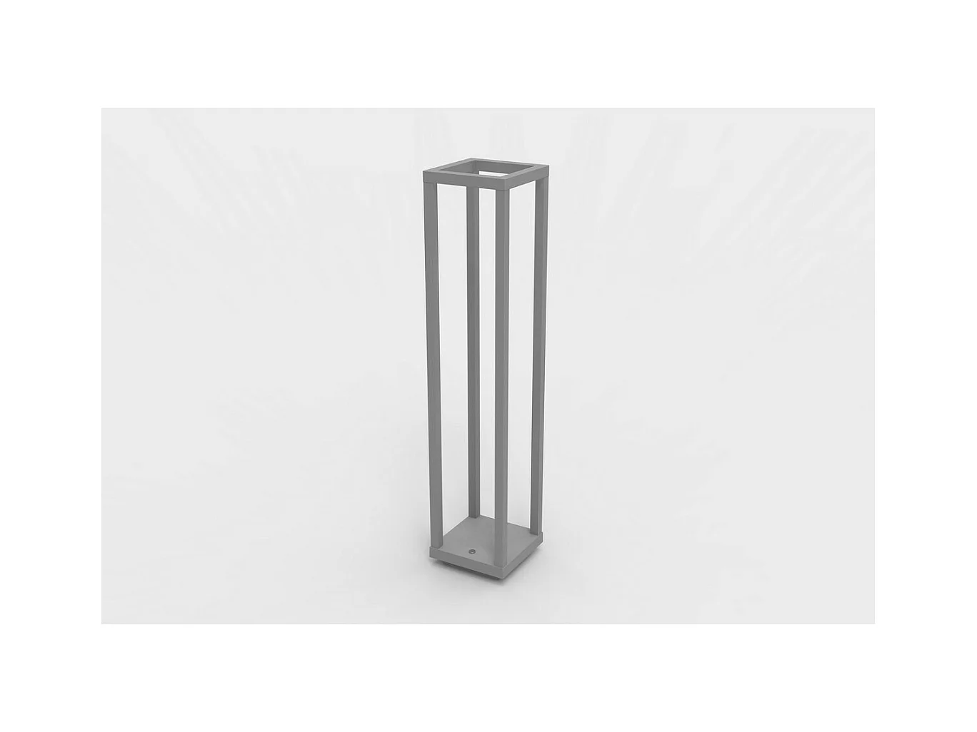 Lampe à Poser Rechargeable Lea, Gris, 14x14x67 cm, Majestic