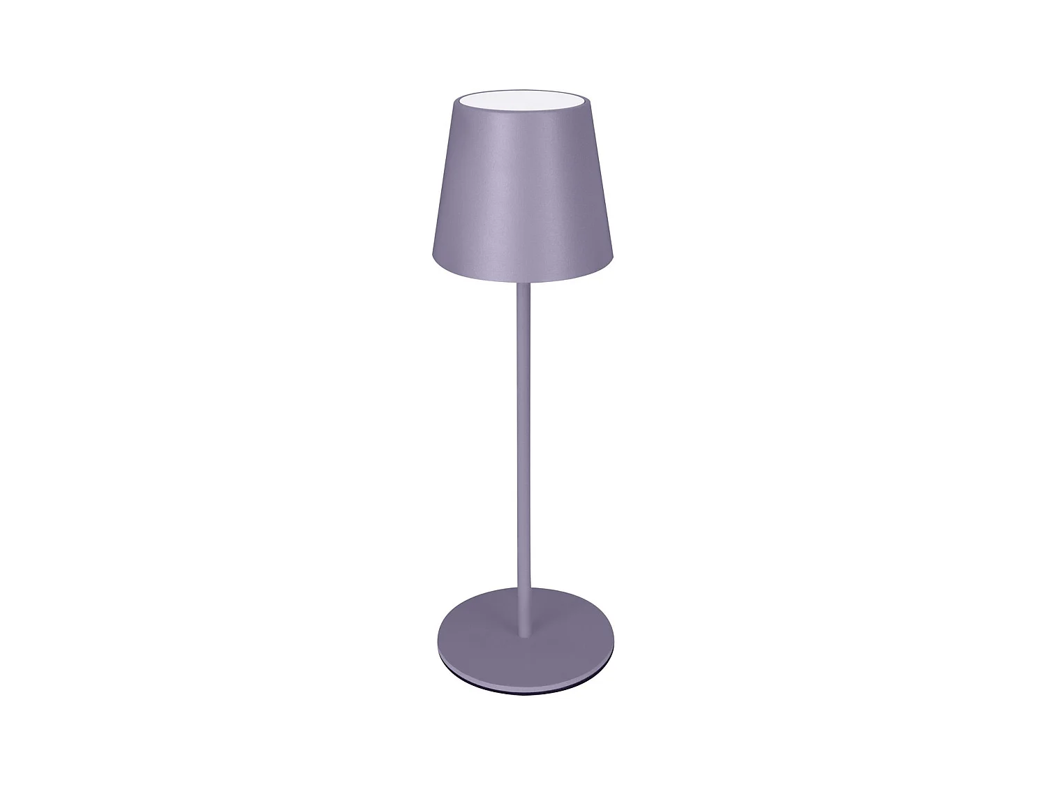 Lampe à Poser Rechargeable Agata, Violet, 12x12x37 cm, Majestic